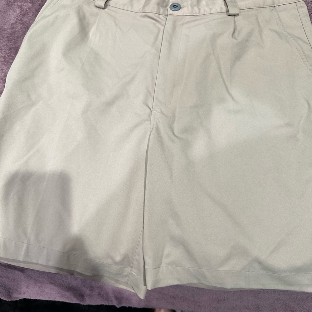 Under Armour Men's Light Tan Flat Front Shorts